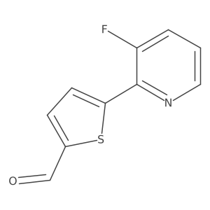 5-(3-Fluoropyridin-2-yl)thiophene-2-carbaldehyde Structure
