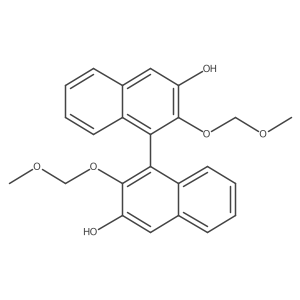 (1R)-2,2'-Bis(methoxymethoxy)[1,1'-binaphthalene]-3,3'-diol Structure
