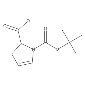 1-(tert-butoxycarbonyl)-2,3-dihydro-1H-pyrrole-2-carboxylate Structure