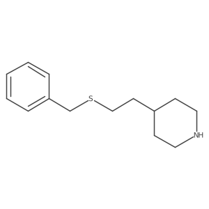 4-(2-benzylsulfanylethyl)piperidine Structure