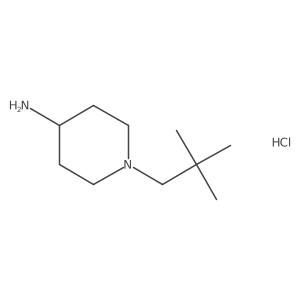 1-(2,2-Dimethylpropyl)-4-piperidinamine hydrochloride结构式