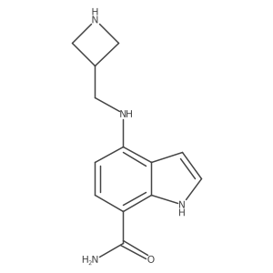 4-(3-Azetidinylmethylamino)-1H-indole-7-carboxamide Structure