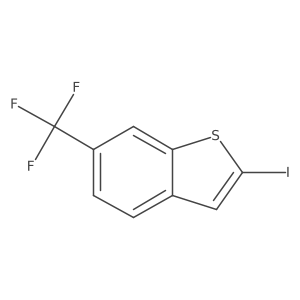 2-Iodo-6-(trifluoromethyl)benzo[b]thiophene Structure