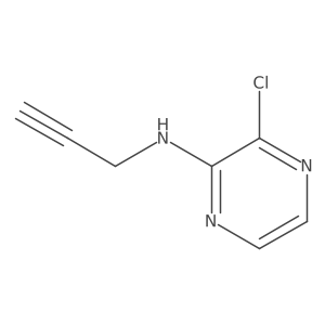3-chloro-N-(prop-2-yn-1-yl)pyrazin-2-amine Structure