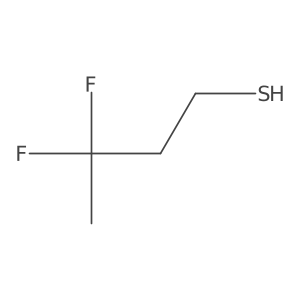 3,3-Difluorobutane-1-thiol结构式