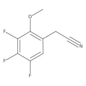 2-Methoxy-3,4,5-trifluorophenylacetonitrile结构式
