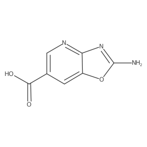 2-Amino-[1,3]oxazolo[4,5-b]pyridine-6-carboxylic acid结构式