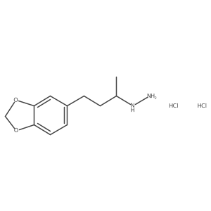 [4-(2H-1,3-Benzodioxol-5-yl)butan-2-yl]hydrazine dihydrochloride结构式