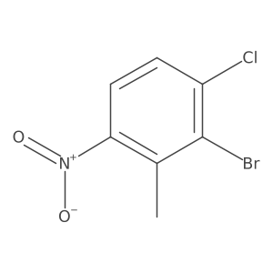 2-Bromo-1-chloro-3-methyl-4-nitrobenzene Structure