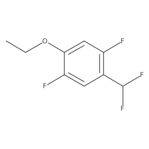 1-(Difluoromethyl)-4-ethoxy-2,5-difluorobenzene Structure