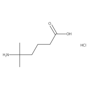 5-Amino-5-methylhexanoic acid hydrochloride结构式