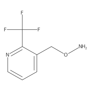 O-{[2-(trifluoromethyl)pyridin-3-yl]methyl}hydroxylamine Structure