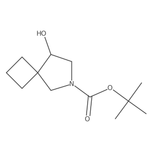 Tert-butyl 8-hydroxy-6-azaspiro[3.4]octane-6-carboxylate Structure