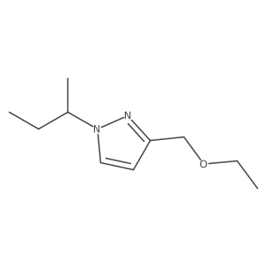 1-sec-butyl-3-(ethoxymethyl)-1H-pyrazole结构式