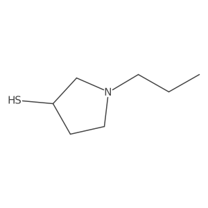 1-Propylpyrrolidine-3-thiol Structure