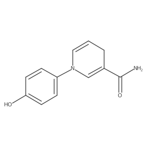 1-(4-Hydroxyphenyl)-1,4-dihydropyridine-3-carboxamide Structure