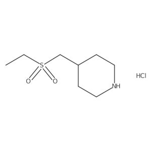 4-[(Ethanesulfonyl)methyl]piperidine hydrochloride Structure