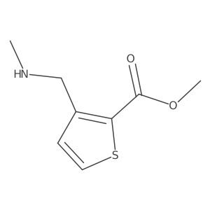 Methyl 3-[(methylamino)methyl]thiophene-2-carboxylate Structure