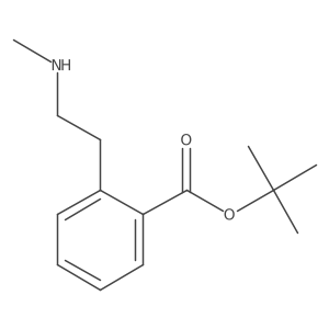 Tert-butyl 2-[2-(methylamino)ethyl]benzoate结构式