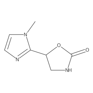 5-(1-Methylimidazol-2-yl)oxazolidin-2-one Structure