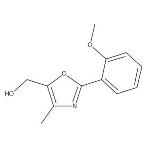 (2-(2-Methoxyphenyl)-4-methyloxazol-5-YL)methanol结构式