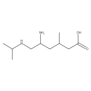 5-Amino-3-methyl-6-[(propan-2-yl)amino]hexanoic acid Structure