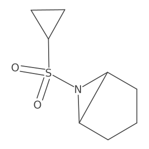 6-(Cyclopropanesulfonyl)-6-azabicyclo[3.1.0]hexane Structure