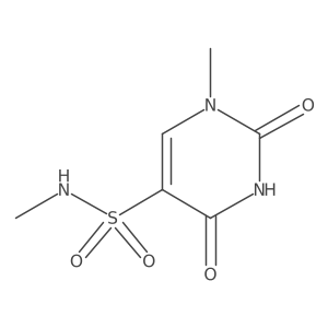 N,1-Dimethyl-2,4-dioxo-1,2,3,4-tetrahydropyrimidine-5-sulfonamide结构式