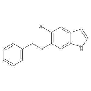 6-(benzyloxy)-5-bromo-1H-indole Structure