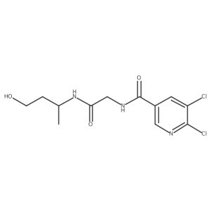 2-[(5,6-dichloropyridin-3-yl)formamido]-N-(4-hydroxybutan-2-yl)acetamide Structure