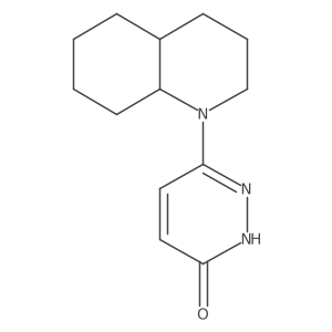 6-(octahydroquinolin-1(2H)-yl)pyridazin-3-ol结构式