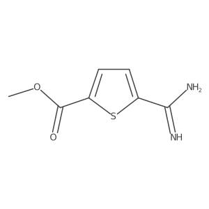 Methyl 5-carbamimidoylthiophene-2-carboxylate Structure
