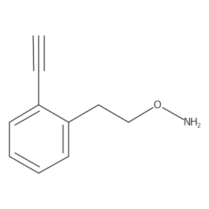 O-[2-(2-ethynylphenyl)ethyl]hydroxylamine Structure