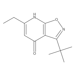 3-Tert-butyl-6-ethyl-[1,2]oxazolo[5,4-b]pyridin-4-ol Structure
