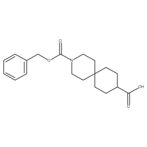 3-((Benzyloxy)carbonyl)-3-azaspiro[5.5]undecane-9-carboxylic acid Structure