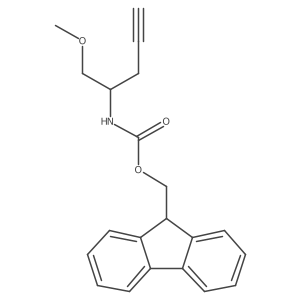 (9H-fluoren-9-yl)methyl N-(1-methoxypent-4-yn-2-yl)carbamate Structure