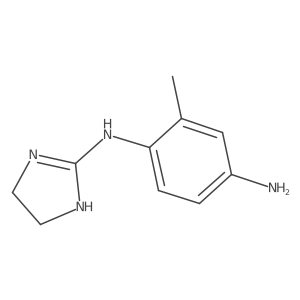 1-N-(4,5-Dihydro-1H-imidazol-2-YL)-2-methylbenzene-1,4-diamine Structure