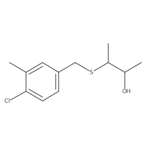 3-{[(4-Chloro-3-methylphenyl)methyl]sulfanyl}butan-2-ol结构式