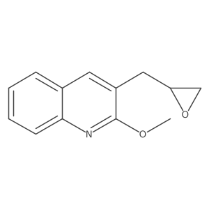 2-Methoxy-3-[(oxiran-2-yl)methyl]quinoline结构式