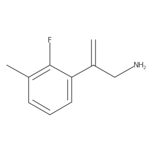 2-(2-Fluoro-3-methylphenyl)prop-2-en-1-amine Structure