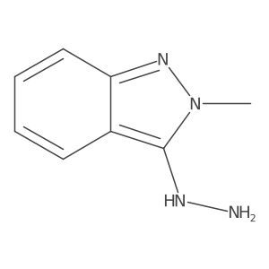 3-hydrazinyl-2-methyl-2H-indazole结构式
