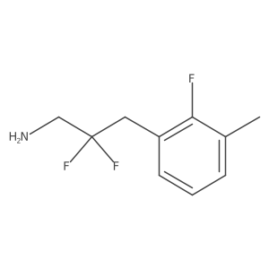 2,2-Difluoro-3-(2-fluoro-3-methylphenyl)propan-1-amine Structure