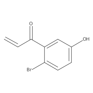 1-(2-Bromo-5-hydroxyphenyl)prop-2-en-1-one Structure