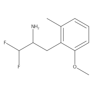 1,1-Difluoro-3-(2-methoxy-6-methylphenyl)propan-2-amine Structure