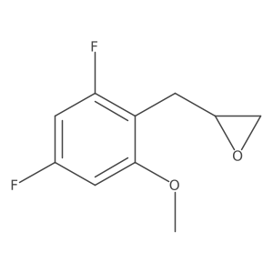 2-[(2,4-Difluoro-6-methoxyphenyl)methyl]oxirane结构式