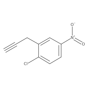 1-Chloro-4-nitro-2-(prop-2-yn-1-yl)benzene Structure