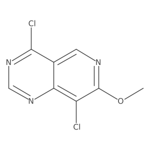 4,8-Dichloro-7-methoxypyrido[4,3-d]pyrimidine Structure