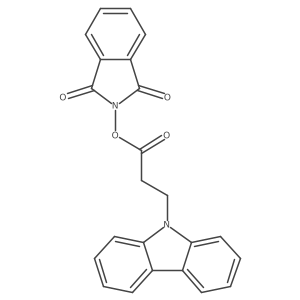 1,3-dioxo-2,3-dihydro-1H-isoindol-2-yl 3-(9H-carbazol-9-yl)propanoate Structure