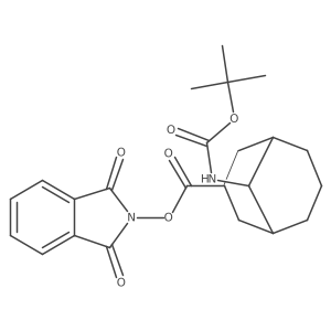 1,3-dioxo-2,3-dihydro-1H-isoindol-2-yl 9-{[(tert-butoxy)carbonyl]amino}bicyclo[3.3.1]nonane-3-carboxylate Structure