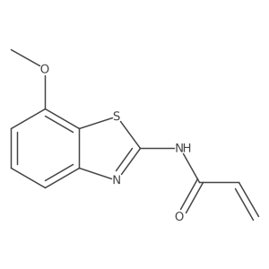 N-(7-methoxy-1,3-benzothiazol-2-yl)prop-2-enamide Structure